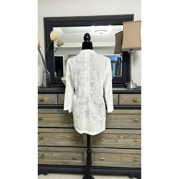 Lilly Pulitzer Sz XS SARASOTA Beaded Sequin Embellished Tunic Top - Picture 8 of 10